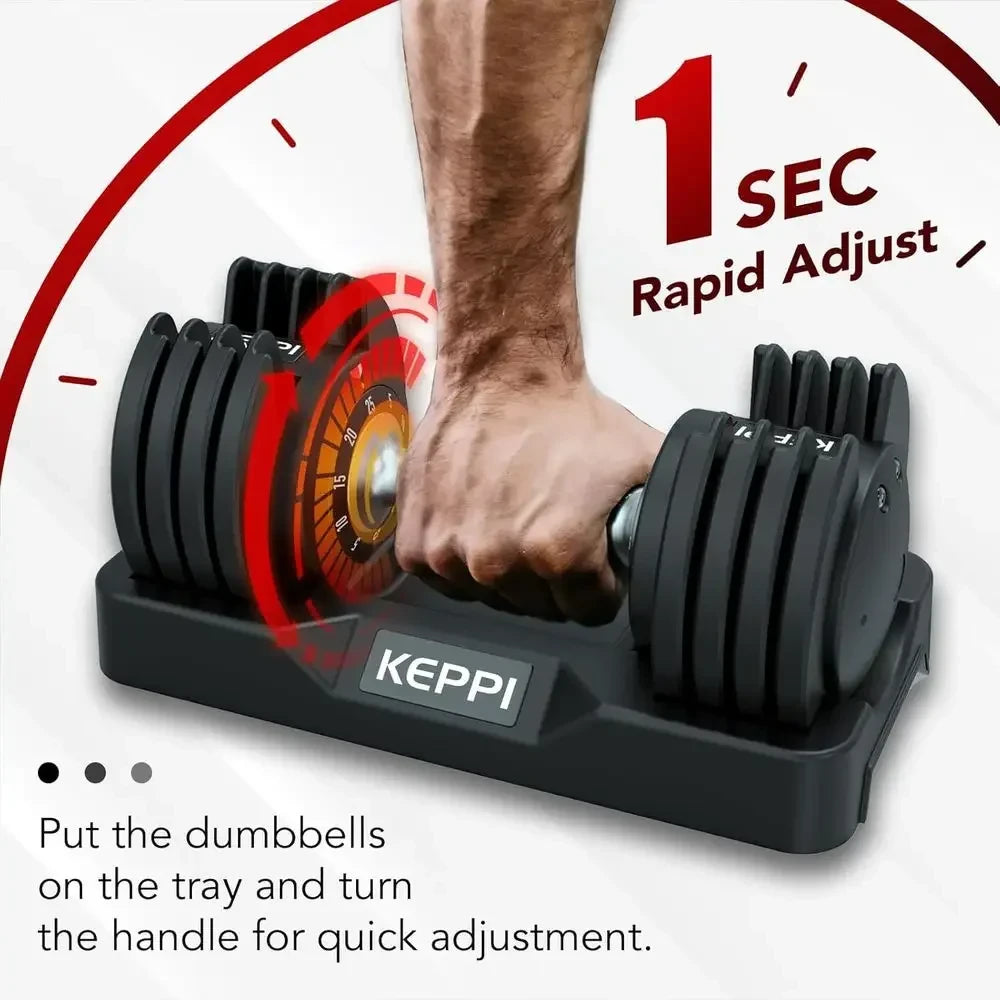 Adjustable Metal Dumbbell Set