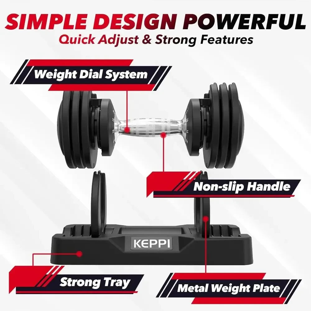 Adjustable Metal Dumbbell Set