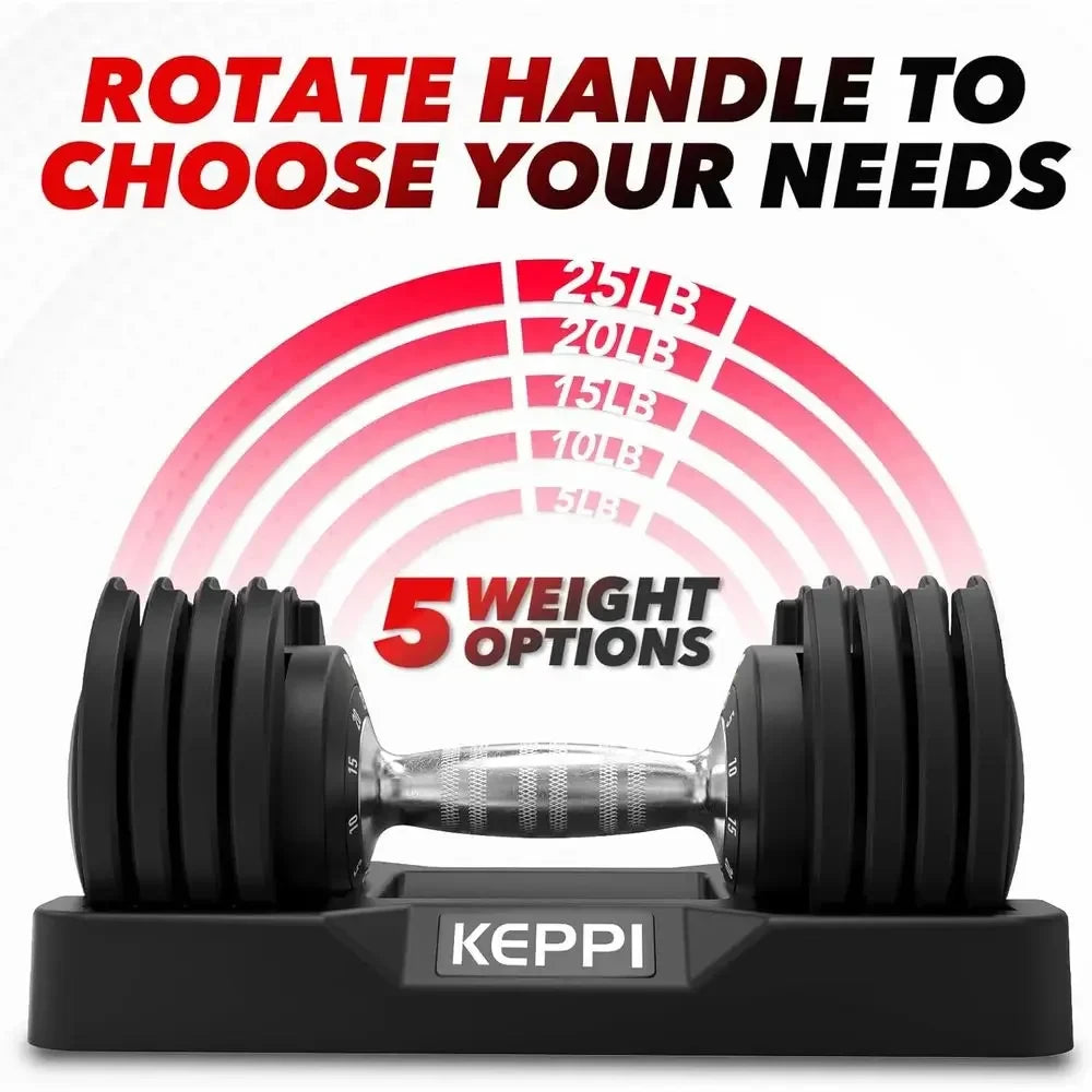 Adjustable Metal Dumbbell Set