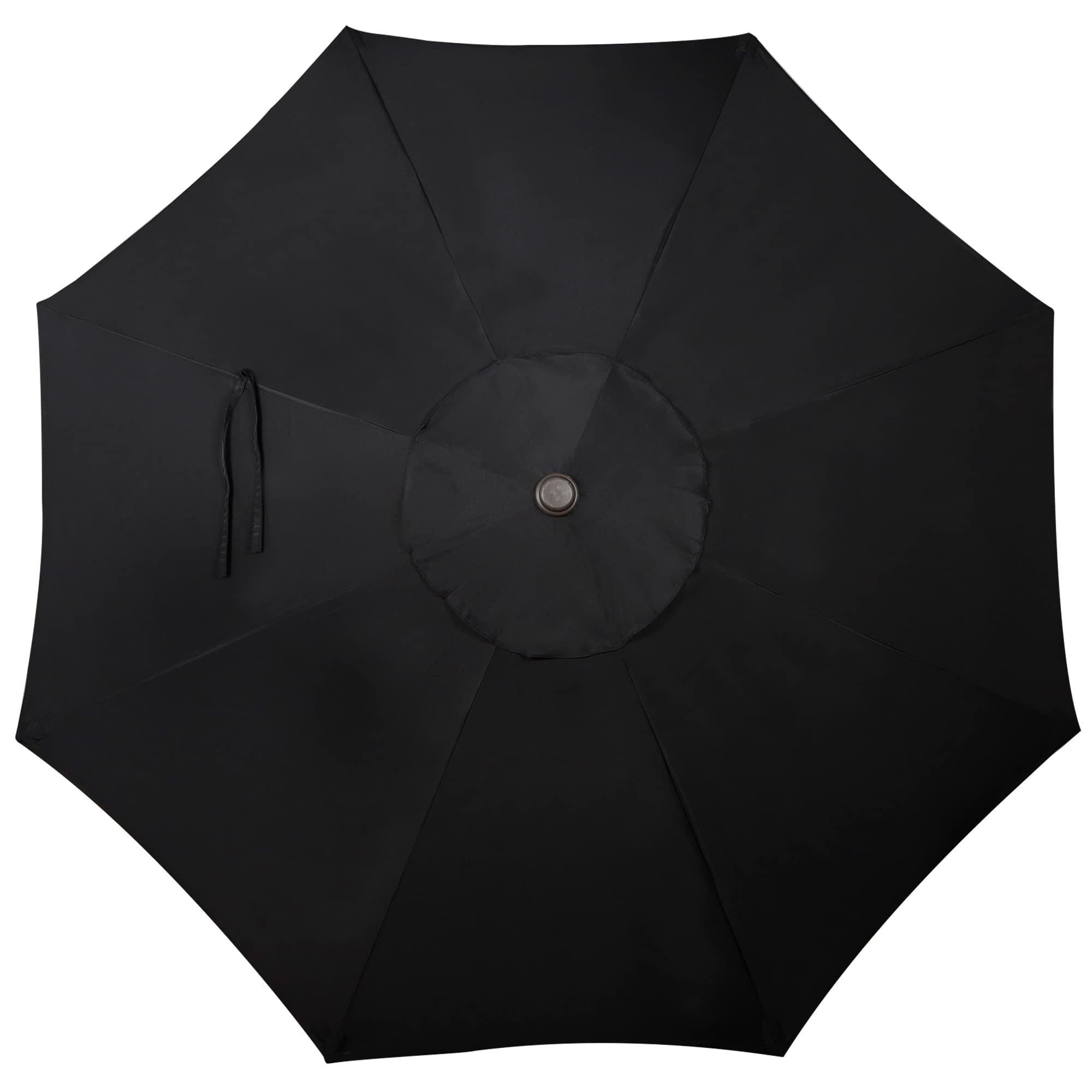 Blissun 9' Outdoor Patio Umbrella, Outdoor Table Umbrella, Yard Umbrella, Market Umbrella with 8 Sturdy Ribs, Push Button Tilt and Crank