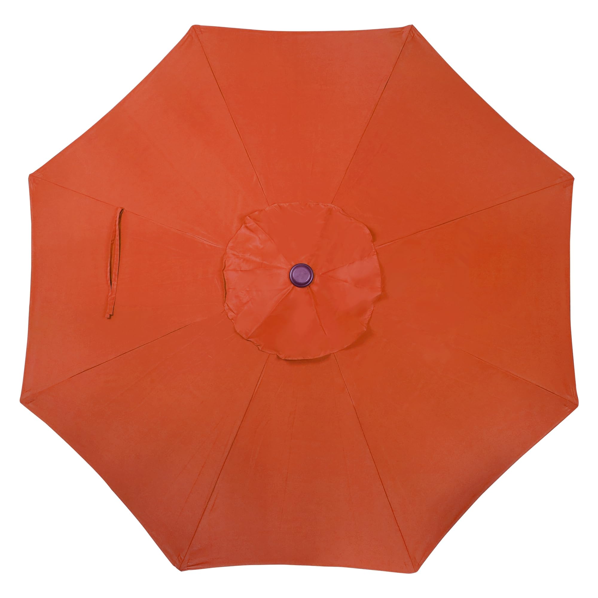 Blissun 9' Outdoor Patio Umbrella, Outdoor Table Umbrella, Yard Umbrella, Market Umbrella with 8 Sturdy Ribs, Push Button Tilt and Crank