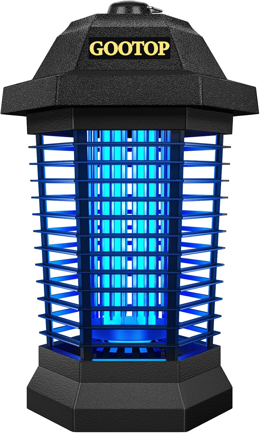 GOOTOP Bug Zapper Outdoor, Mosquito Zapper, 4200V 3 Prong Plug in Electric Fly Zapper, Mosquito Killer, Fly Traps, Flying Insects Zapper Indoor Outdoor, ABS Plastic Outer (Black)