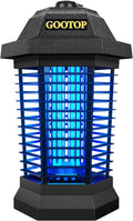 GOOTOP Bug Zapper Outdoor, Mosquito Zapper, 4200V 3 Prong Plug in Electric Fly Zapper, Mosquito Killer, Fly Traps, Flying Insects Zapper Indoor Outdoor, ABS Plastic Outer (Black)