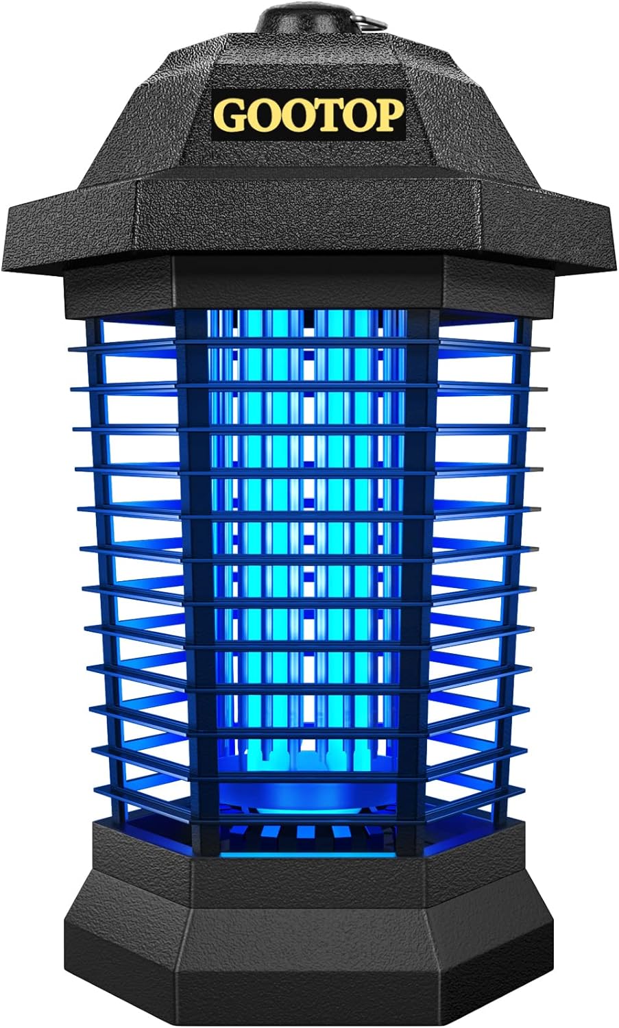GOOTOP Bug Zapper Outdoor, Mosquito Zapper, 4200V 3 Prong Plug in Electric Fly Zapper, Mosquito Killer, Fly Traps, Flying Insects Zapper Indoor Outdoor, ABS Plastic Outer (Black)