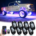 YiLaie RGB LED Rock Lights 8 Pods APP Remote Music Mode IP68 Waterproof