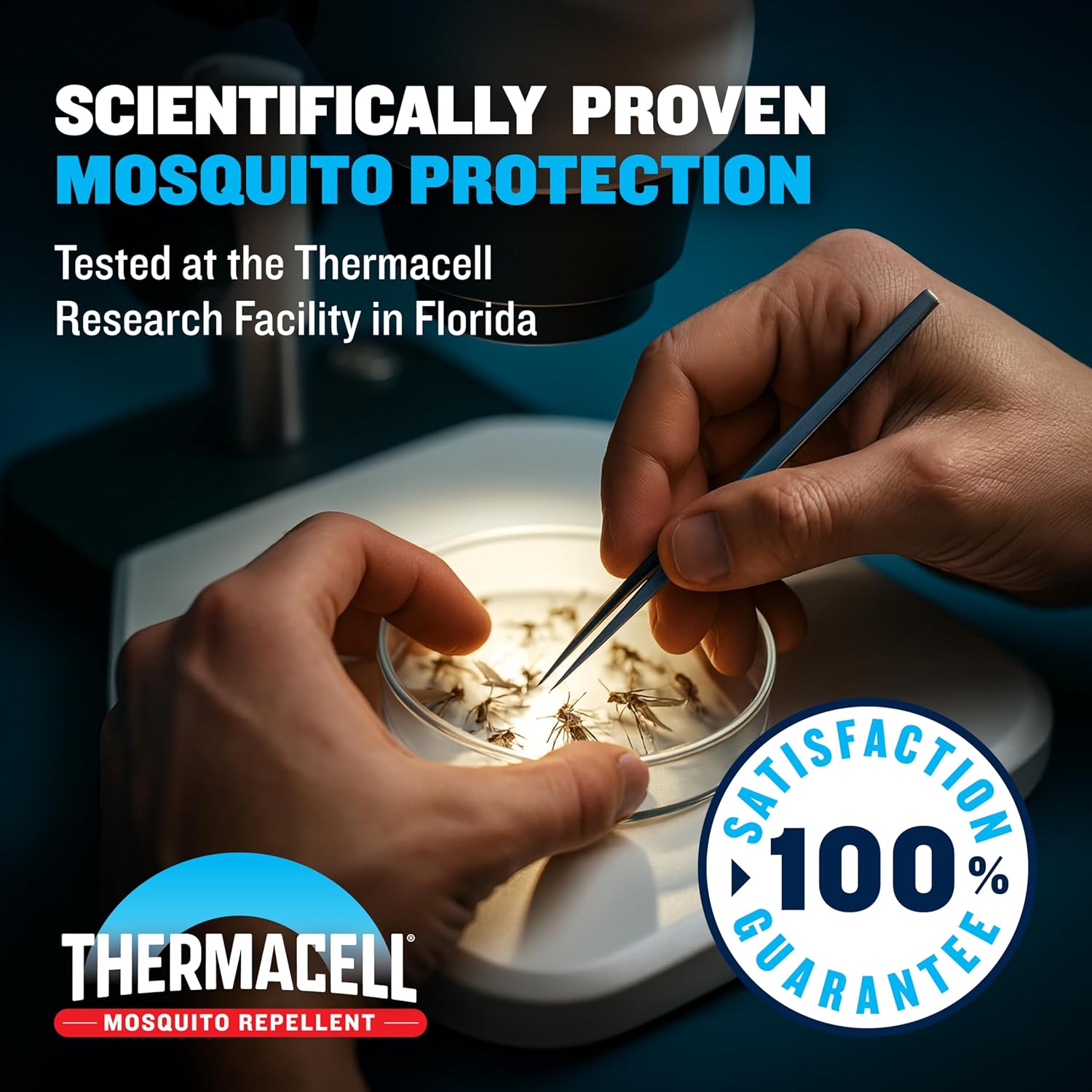 Thermacell E-ZoneGuard Glow Mosquito Repellent + Lantern, LED, 9-Hr Battery