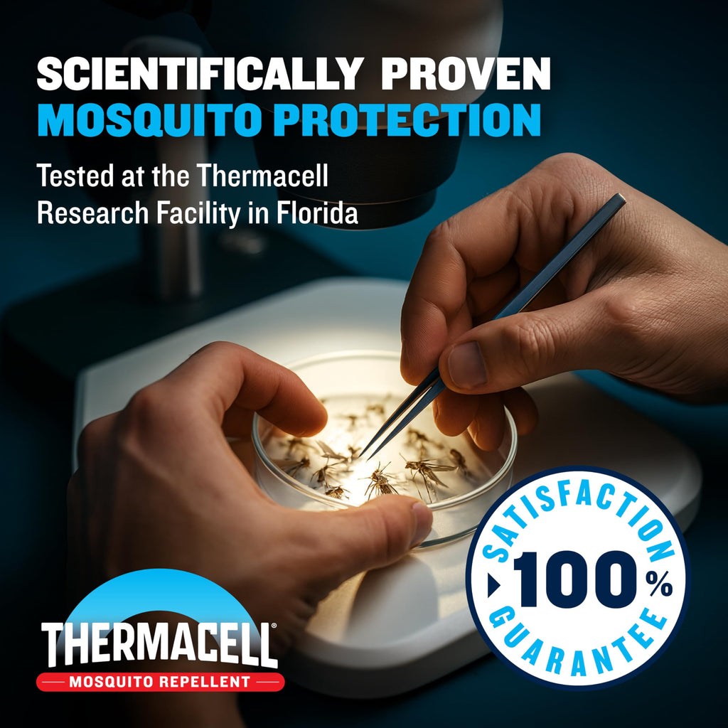 Thermacell E-ZoneGuard Glow Mosquito Repellent + Lantern, LED, 9-Hr Battery