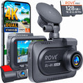 Rove R2 4K Dual Dash Cam Front Rear Starvis 2 128GB Card