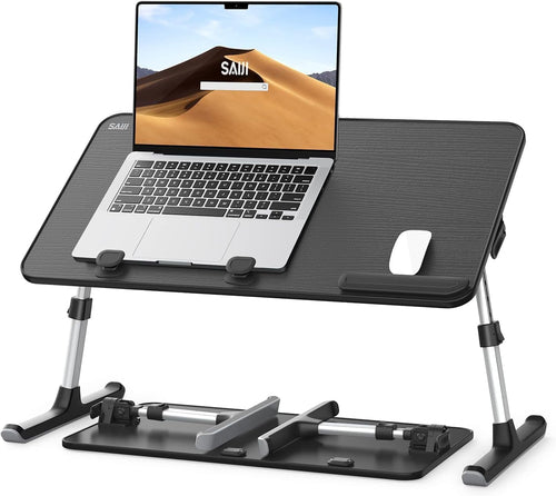 Height and Angle Adjustable Laptop Desk for Bed and Couch