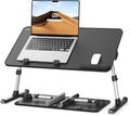 Height and Angle Adjustable Laptop Desk for Bed and Couch