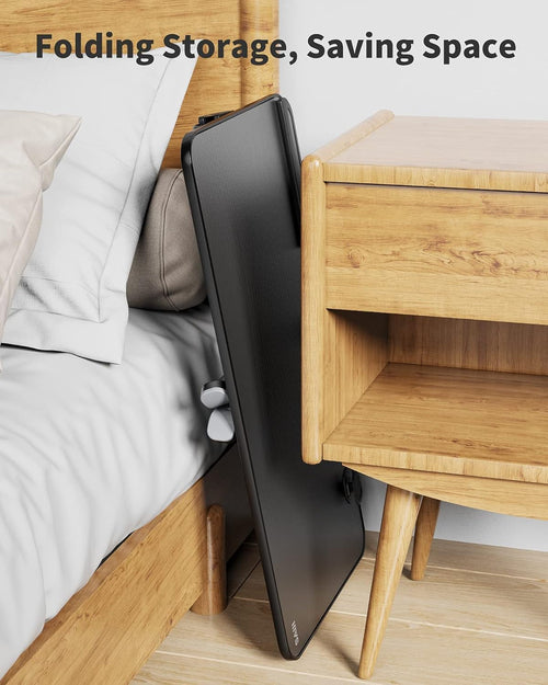Height and Angle Adjustable Laptop Desk for Bed and Couch