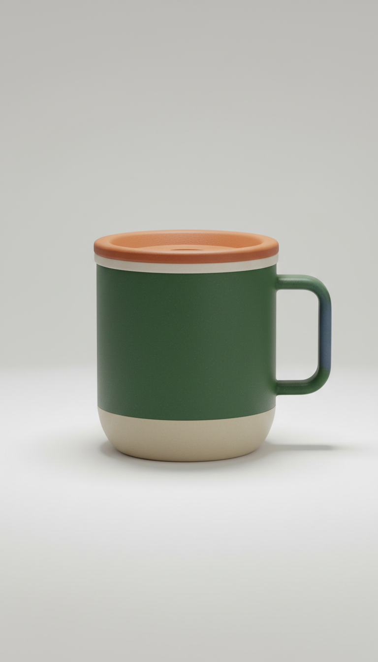 Insulated camp mug with Tundra Dune finish
